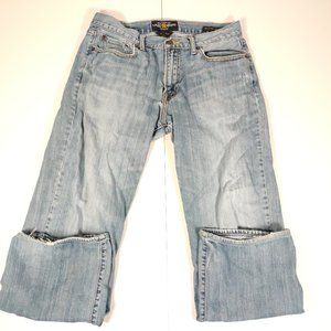 Lucky Brand 361 Vintage Straight Distressed Light